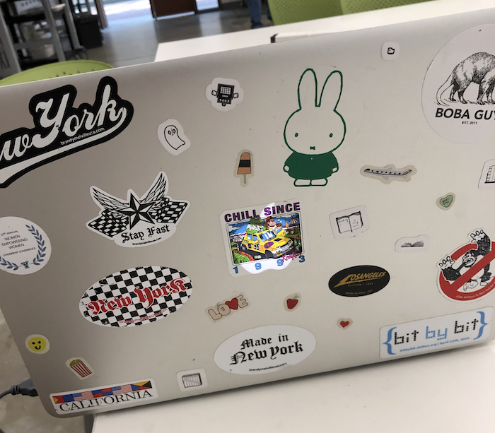 On my laptop