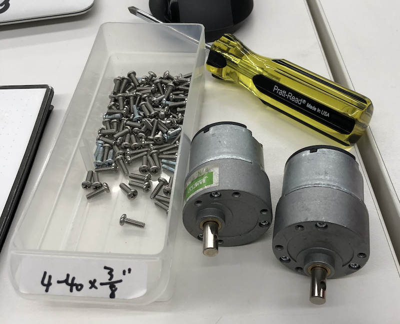 Motors and screws