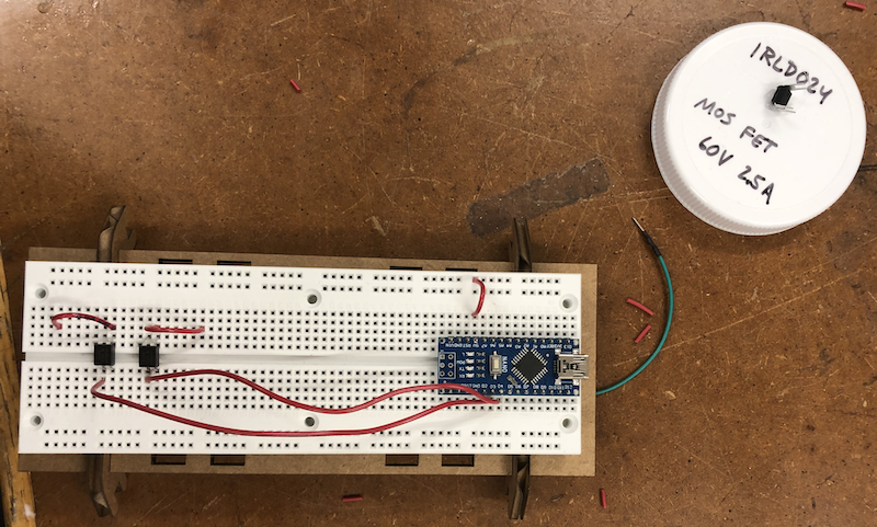 Transistors in the circuit