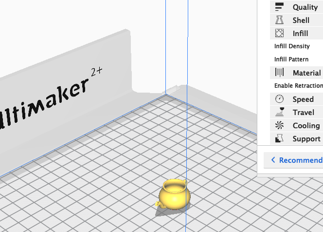 Cura slicing