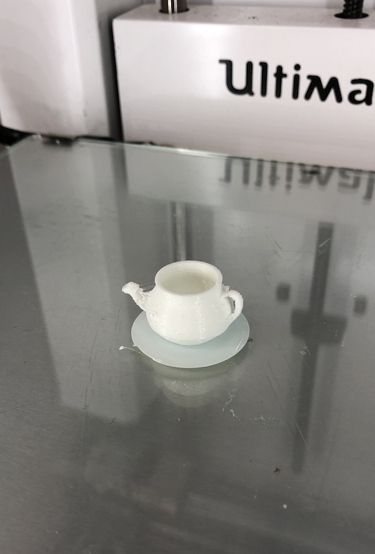 On the printer